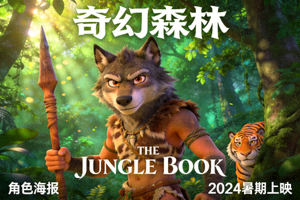 动漫电影《奇幻森林》角色海报